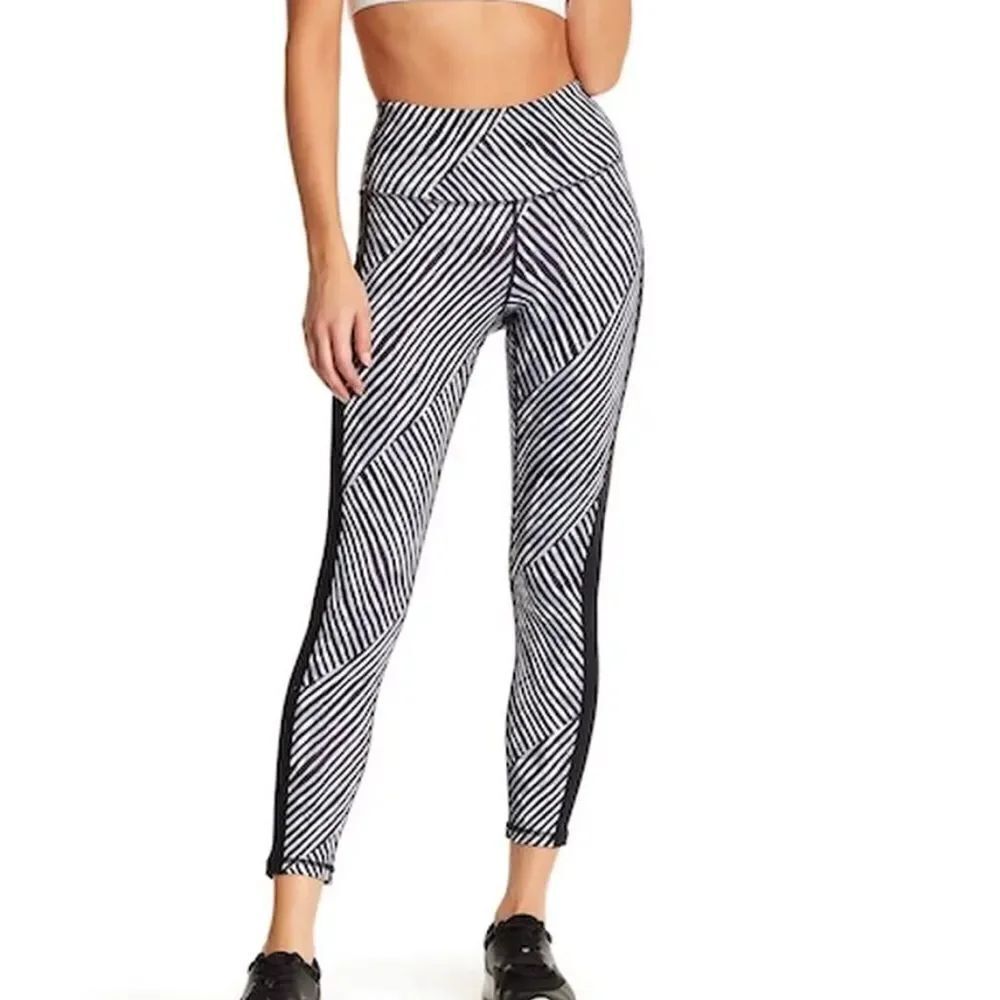 NWT Z By Zella Pants Women's Small Geometric Active Leggings High Waist
